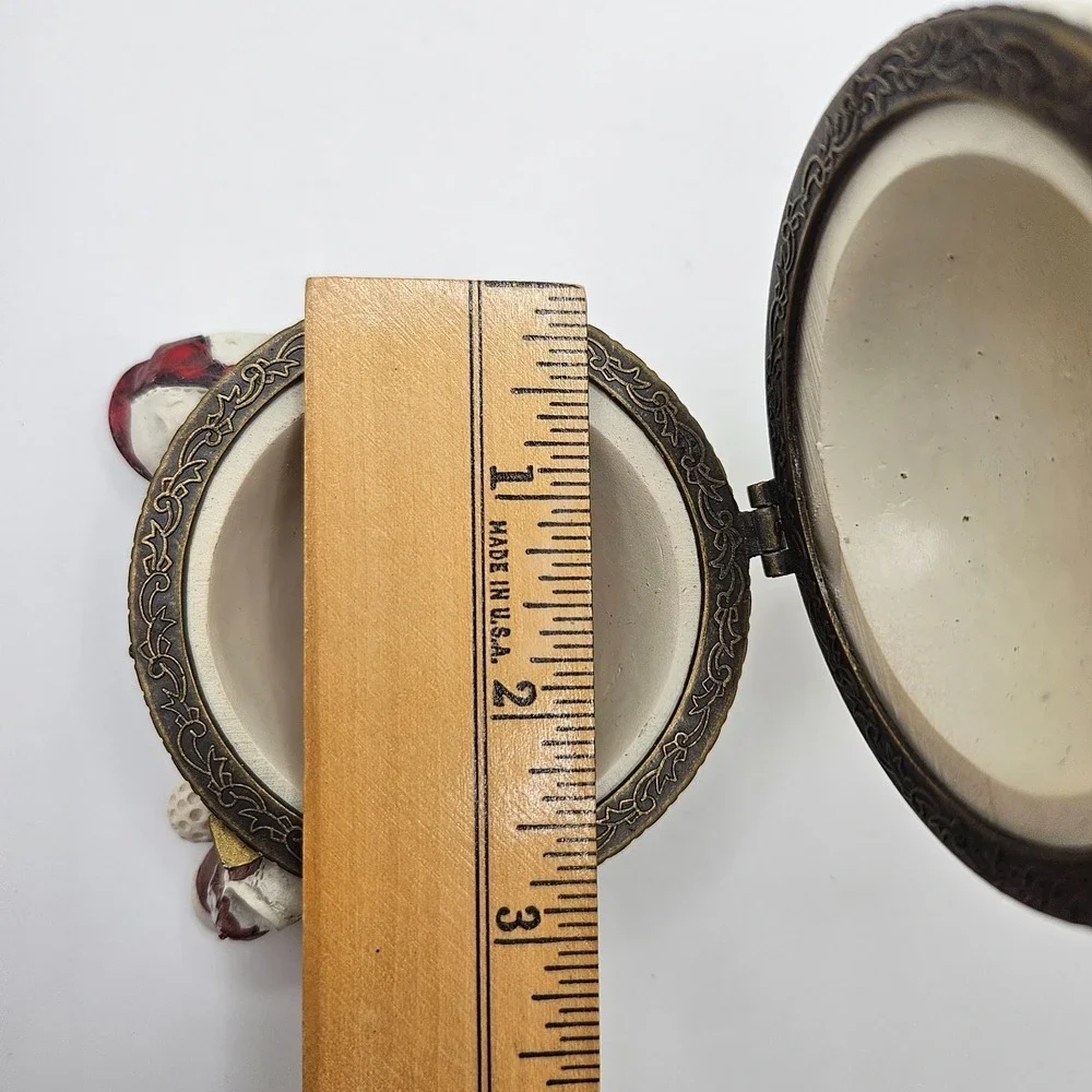 Golf‎ Ball Trinket Box Hinged Keepsake Holder Golfer Gift Decor